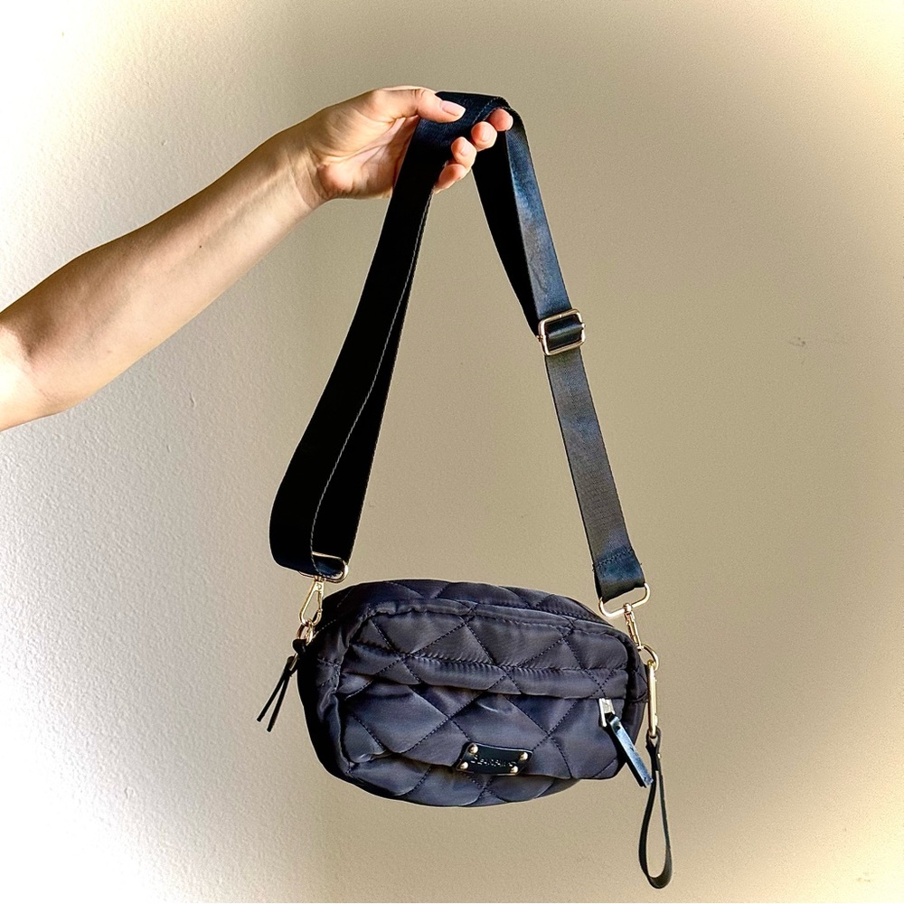 black fabric bag